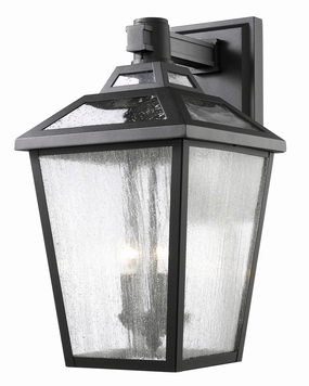 Bayland Three Light Outdoor Wall Light BlackOutdoor wall sconces with motion sensor