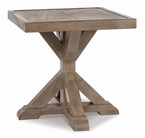 Beachcroft - Outdoor End Table - Brownoutdoor patio furniture set