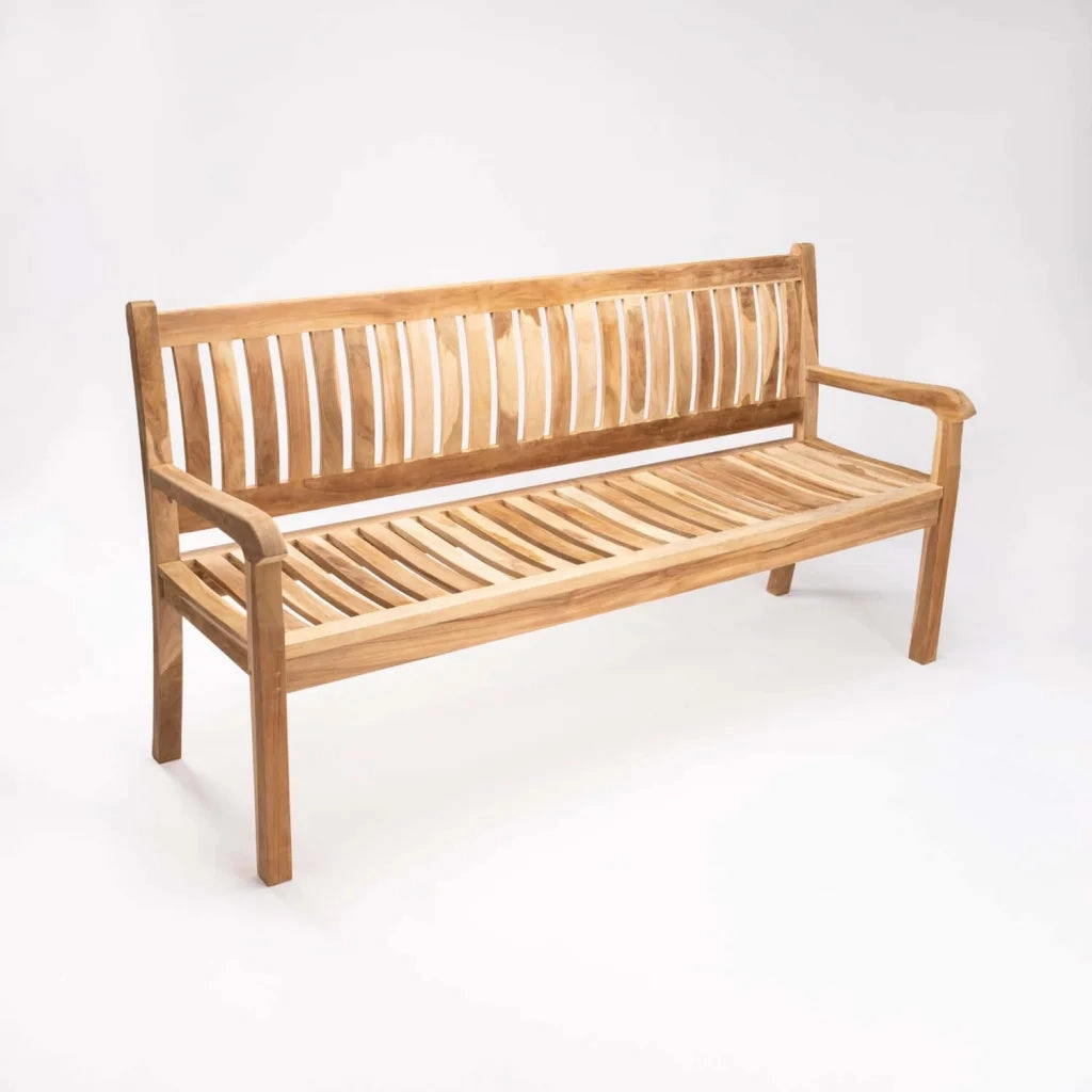 BEAUFORT TEAK 3 SEATER BENCH