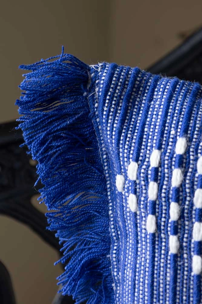 Beautiful Blue Diamond Outdoor Cushion