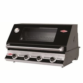 BeefEater Signature S3000E 32" 4-Burner Black Built-In Barbecue Grill 19942 compact BBQ grill for small spaces