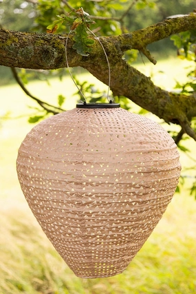 Bell Shaped Peach Outdoor Garden Lanternoutdoor garden decorative ornaments