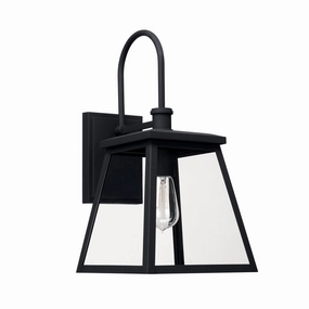Belmore One Light Outdoor Wall Lantern BlackOutdoor wall sconces with motion sensor