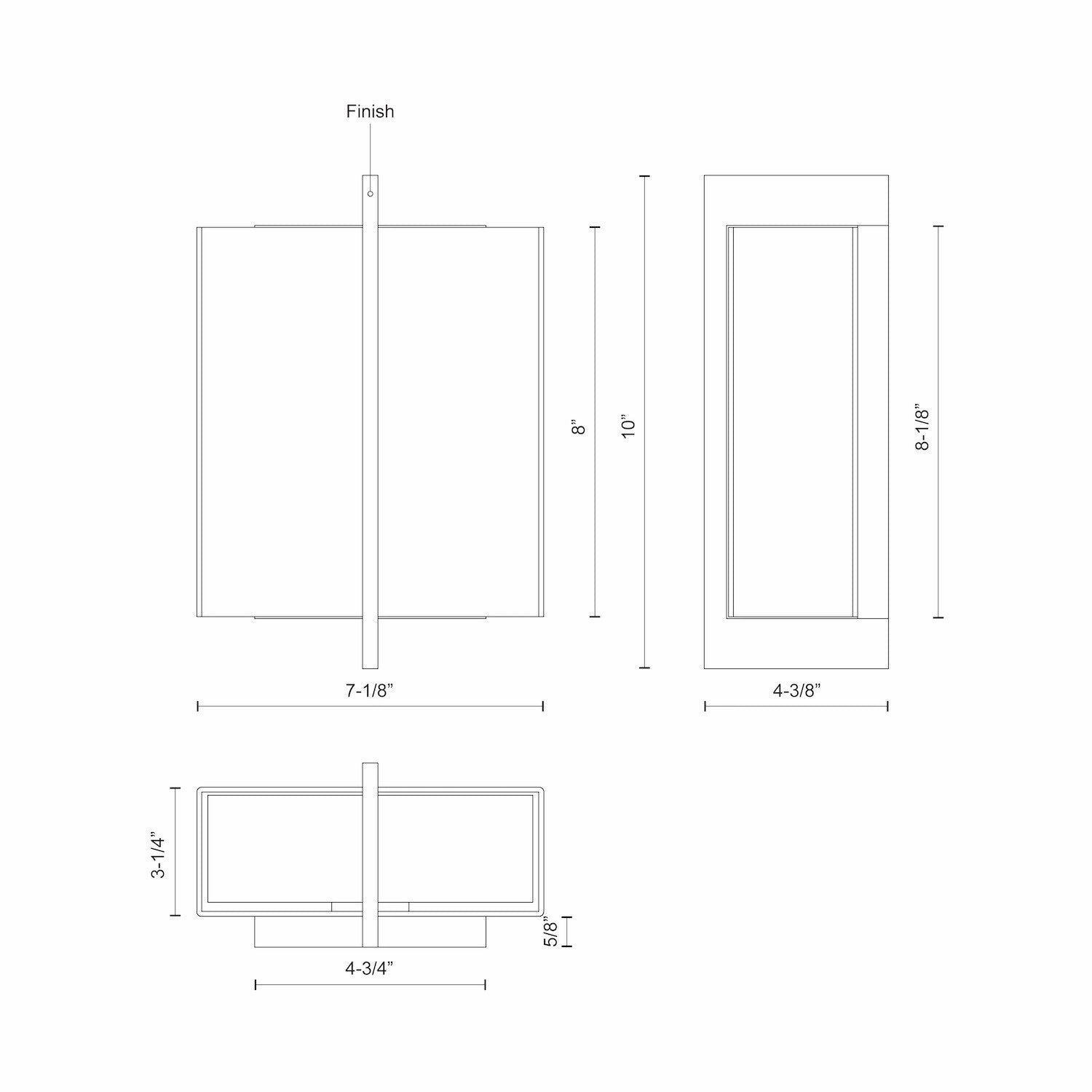 Bengal LED Wall Sconce Chrome