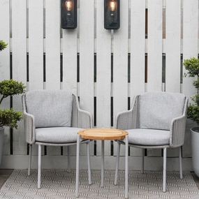 Bernini Garden Bistro Setsolid wood outdoor table and chairs set