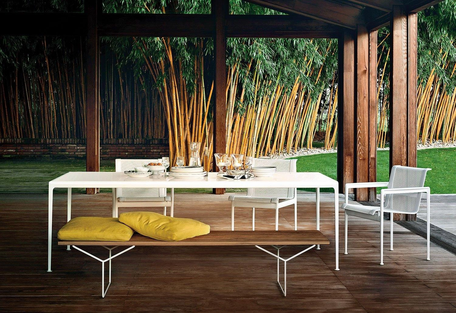 Bertoia Outdoor Bench