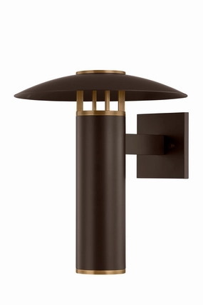 Birk One Light Wall Sconce Patina Brass/BronzeOutdoor wall sconces with motion sensor