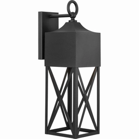 Birkdale One Light Outdoor Wall Lantern BlackOutdoor wall sconces with motion sensor