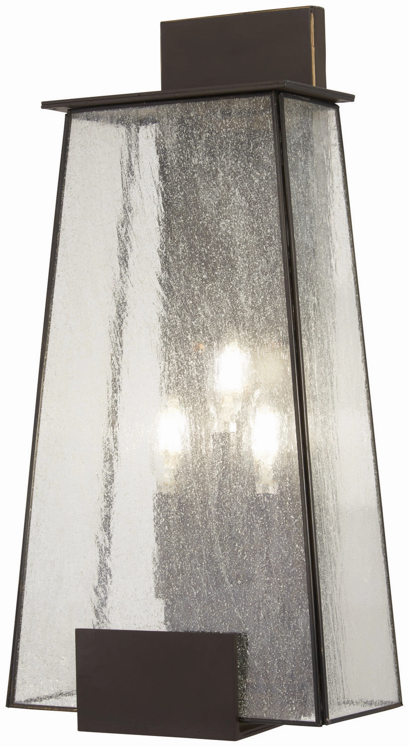 Bistro Dawn Three Light Outdoor Wall Mount Dakota BronzeOutdoor wall sconces with motion sensor