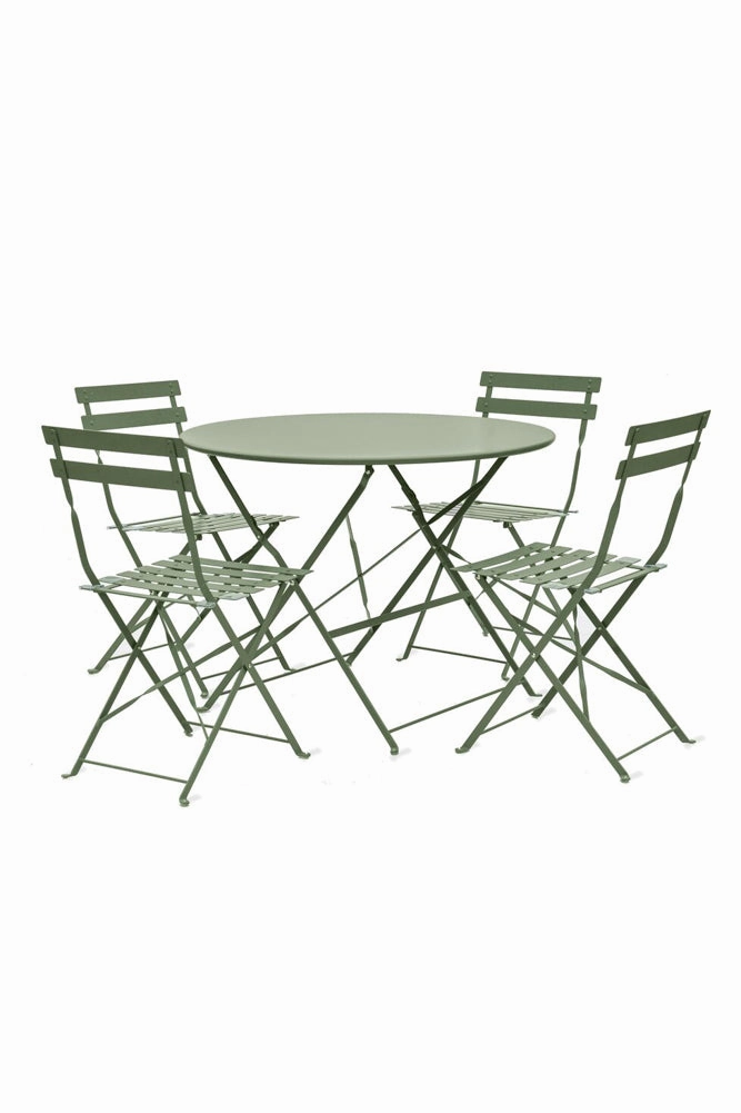 Bistro Dining Garden Set in Green