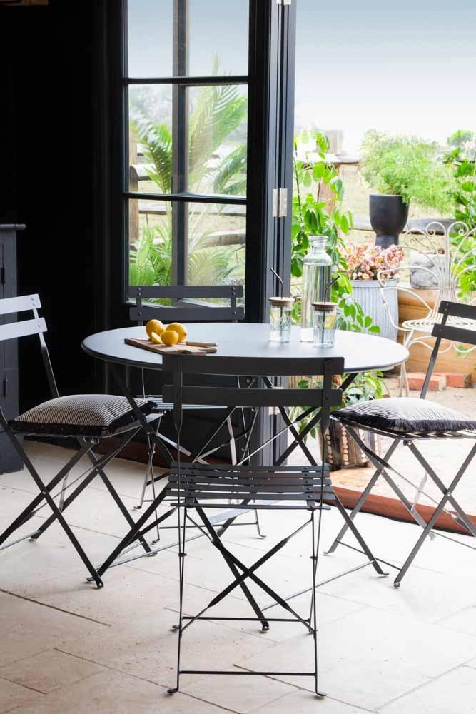 Bistro Dining Garden Set in Grey