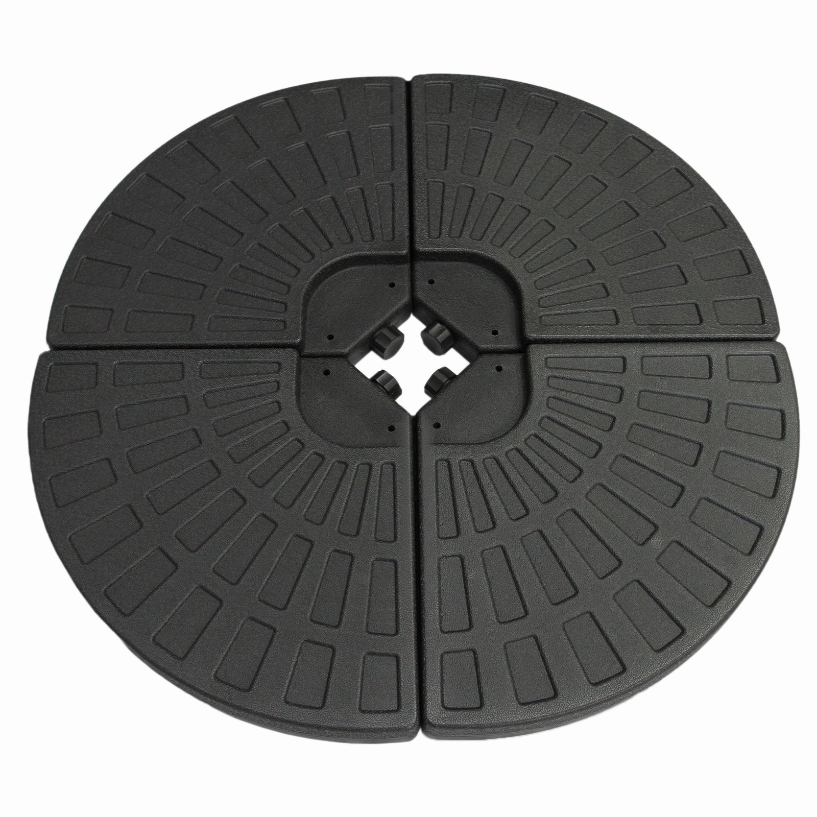 Black Cantilever Parasol & Fan Base