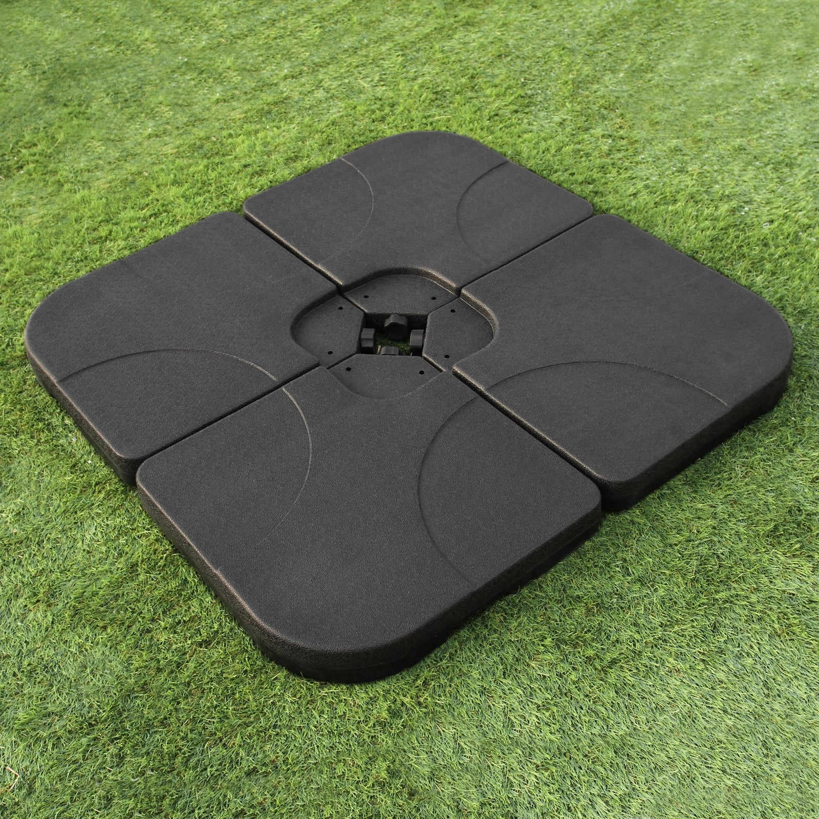 Black Cantilever Parasol & Square Base