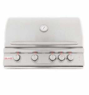 Blaze 32" 4-Burner LTE Gas Grill with Built-in Lighting BLZ-4LTE2 compact BBQ grill for small spaces