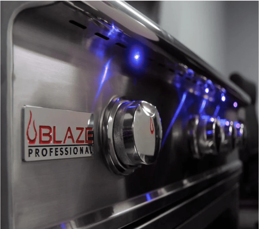 Blaze Blue LED Light Kit for 4 Burner Professional Grill BLZ4BLEDBLUEStainless steel BBQ tool set