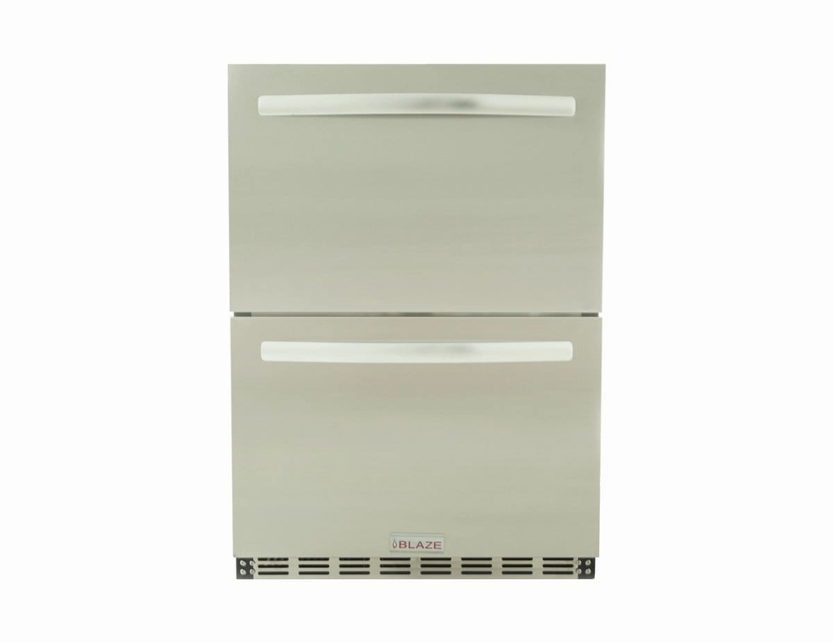 Blaze Double Drawer Refrigerator BLZ-SSRF-DBDR5.1 outdoor beverage cooler with wheels
