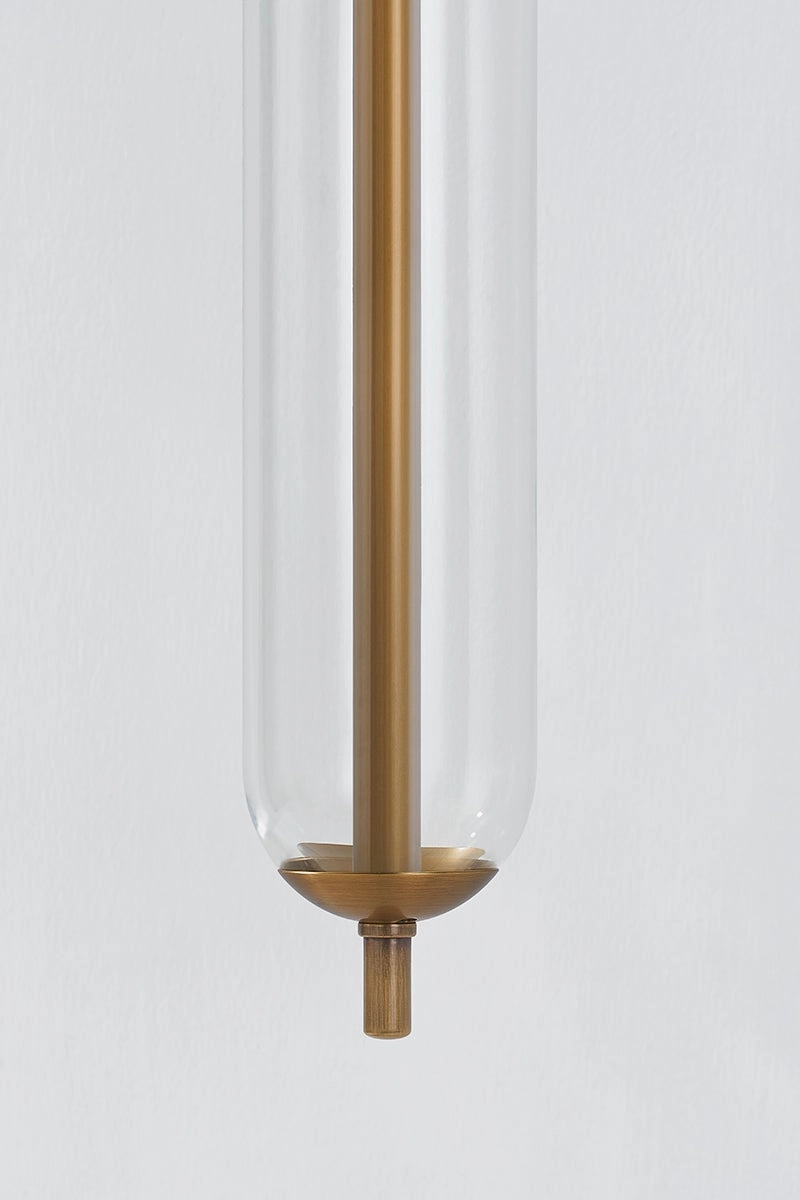 Blaze LED Outdoor Wall Sconce Patina Brass