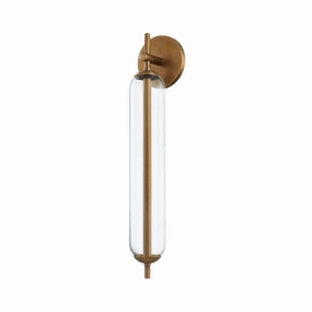 Blaze LED Outdoor Wall Sconce Patina BrassOutdoor wall sconces with motion sensor