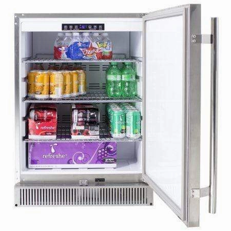 Blaze Outdoor Rated Stainless 24 Refrigerator BLZ-SSRF-50DH