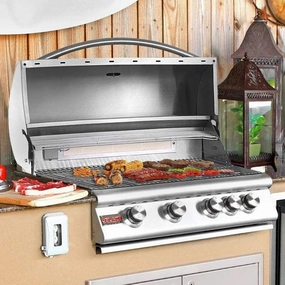 Blaze Prelude LBM 324-Burner Gas Grill BLZ-4LBM compact BBQ grill for small spaces
