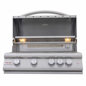Blaze Premium LTE  32" 4-Burner Propane Grill w/ Infrared compact BBQ grill for small spaces