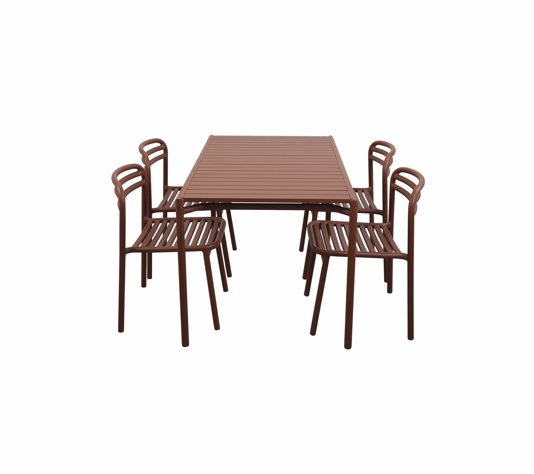 Bliss dining table rect. incl. 4 Bliss chairs