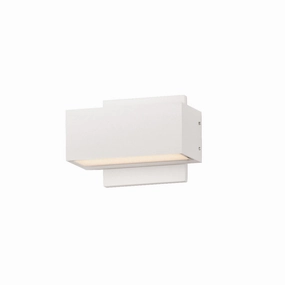 Blok LED Outdoor Wall Sconce WhiteOutdoor wall sconces with motion sensor