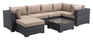 BocaGrande Sectional by Zuo Vive (7 piece set)outdoor chair for garden and patio