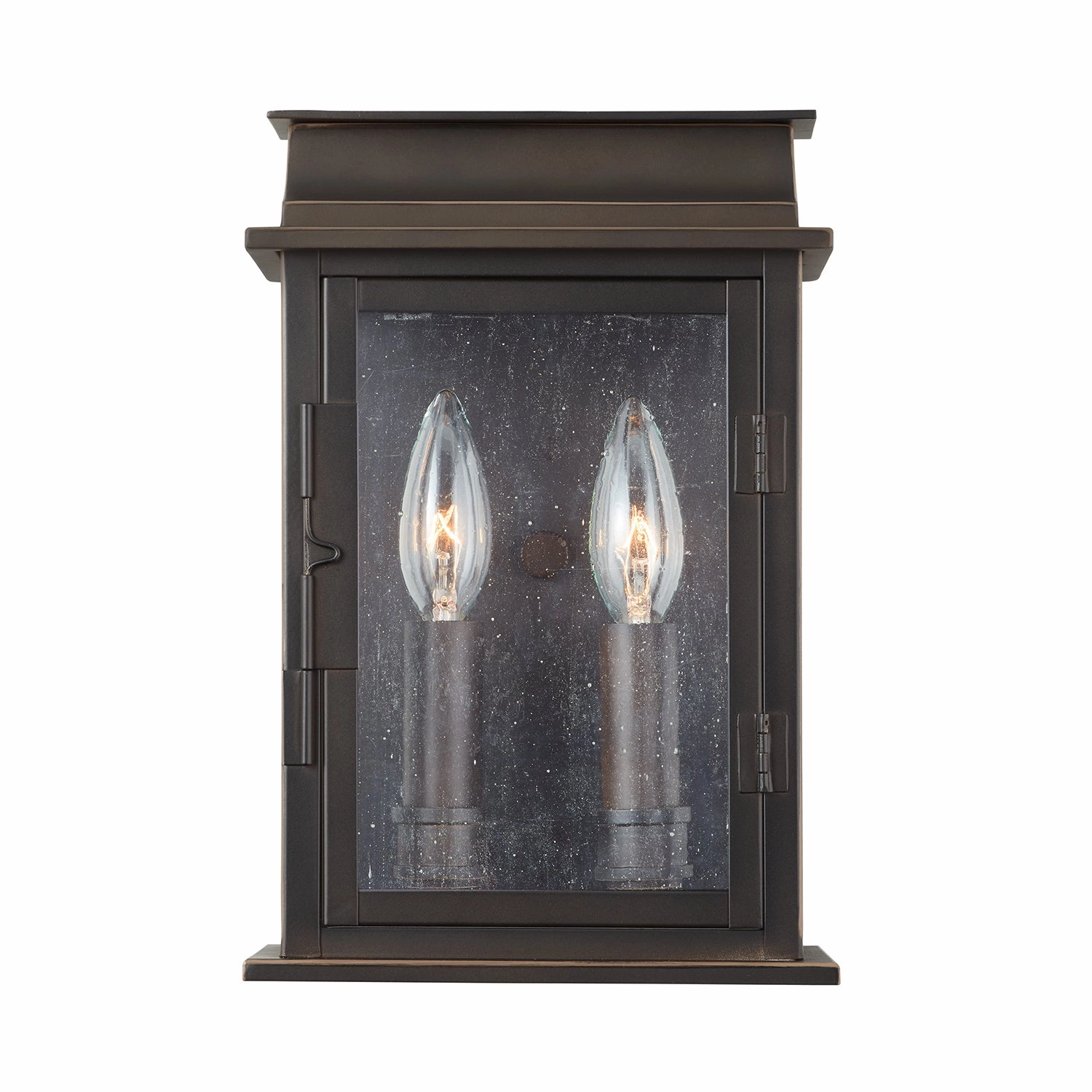 Bolton Two Light Outdoor Wall Lantern Oiled Bronze