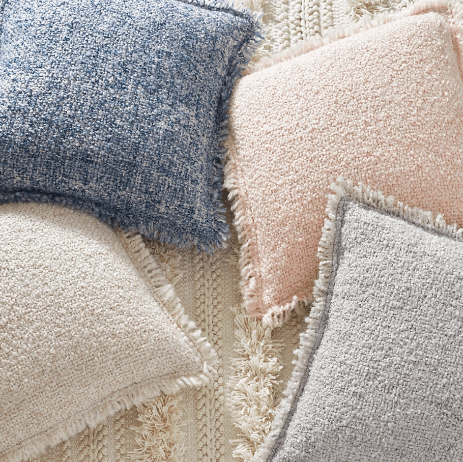 Boucle Indoor/Outdoor Decorative Pillow Cover - Natural