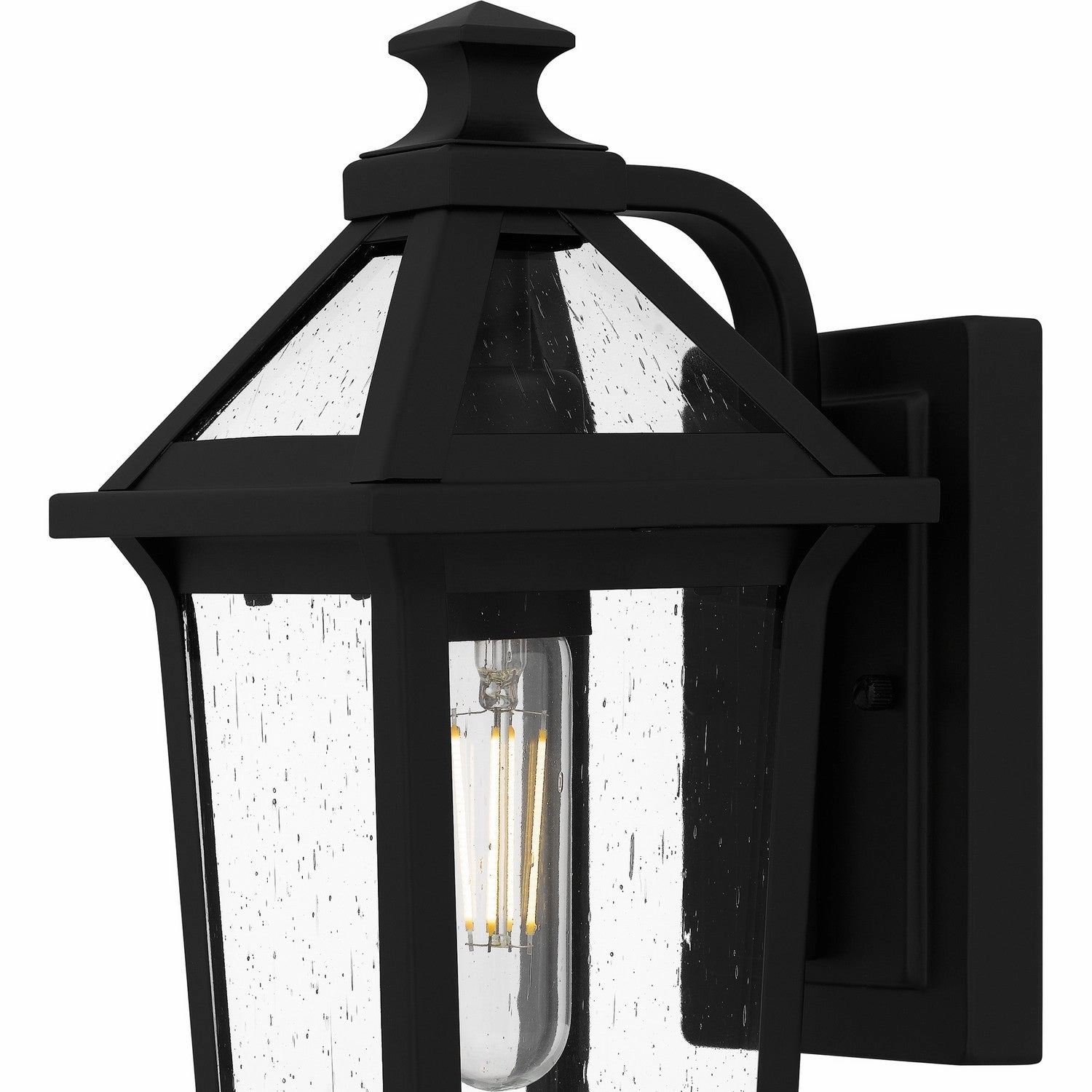 Boulevard One Light Outdoor Wall Mount Matte Black