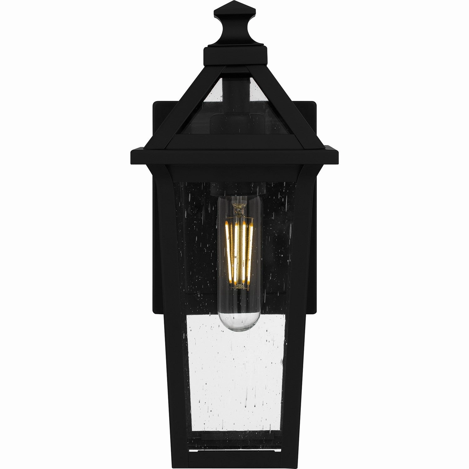 Boulevard One Light Outdoor Wall Mount Matte Black
