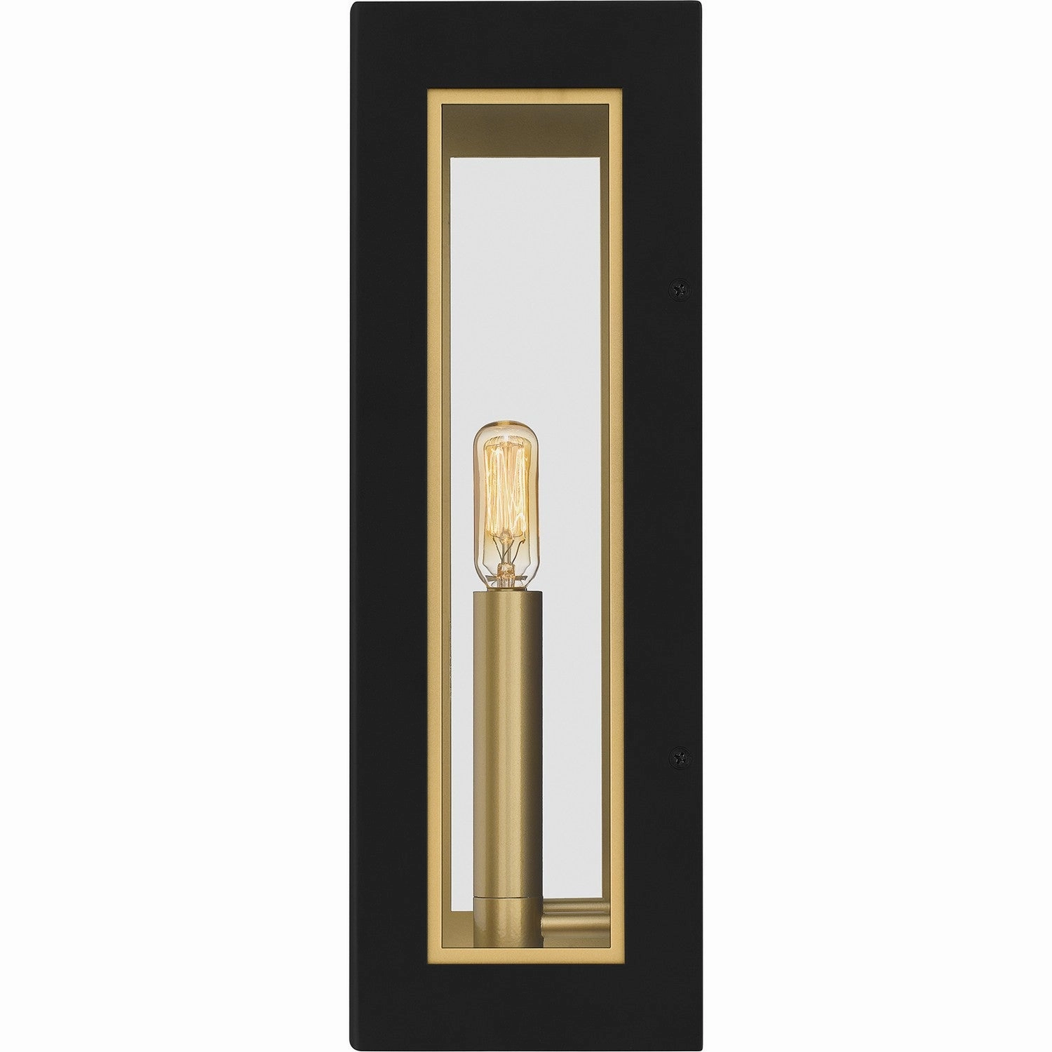 Bourbon Two Light Outdoor Wall Mount Matte Black