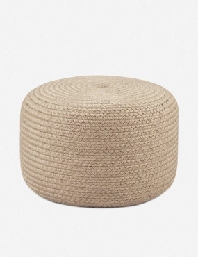 Bowen Indoor / Outdoor Poufwaterproof outdoor throw pillow
