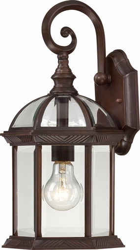 Boxwood One Light Wall Lantern Rustic BronzeOutdoor wall sconces with motion sensor