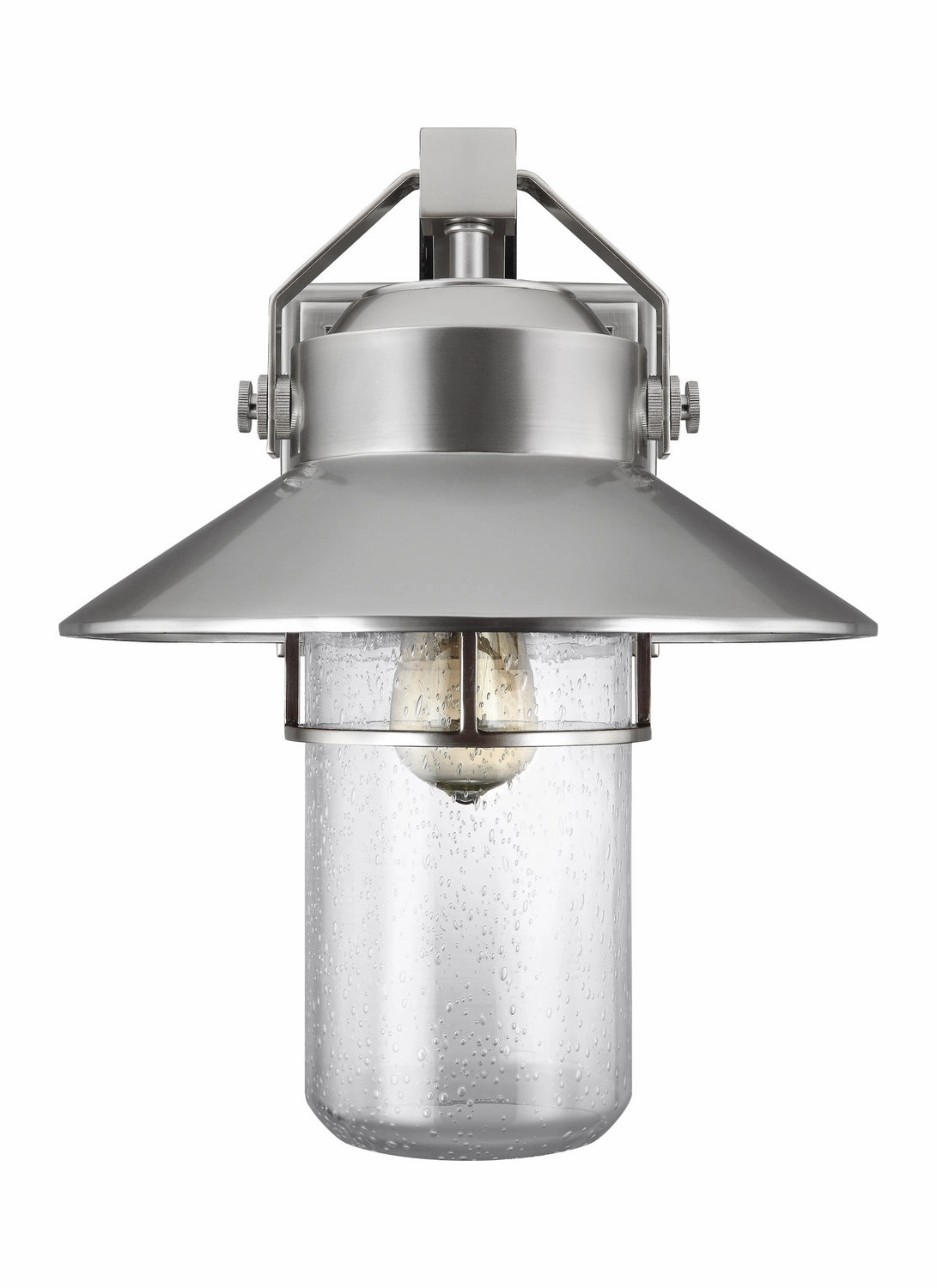 Boynton One Light Lantern Painted Brushed Steel