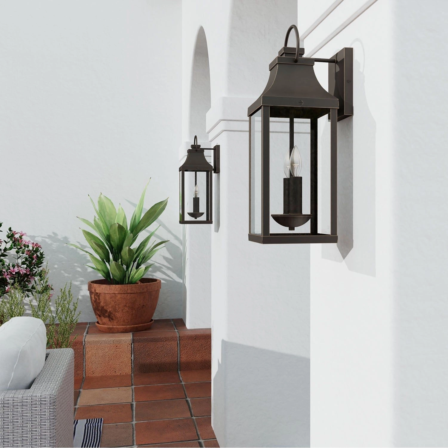 Bradford 2-Light Outdoor Wall Lantern