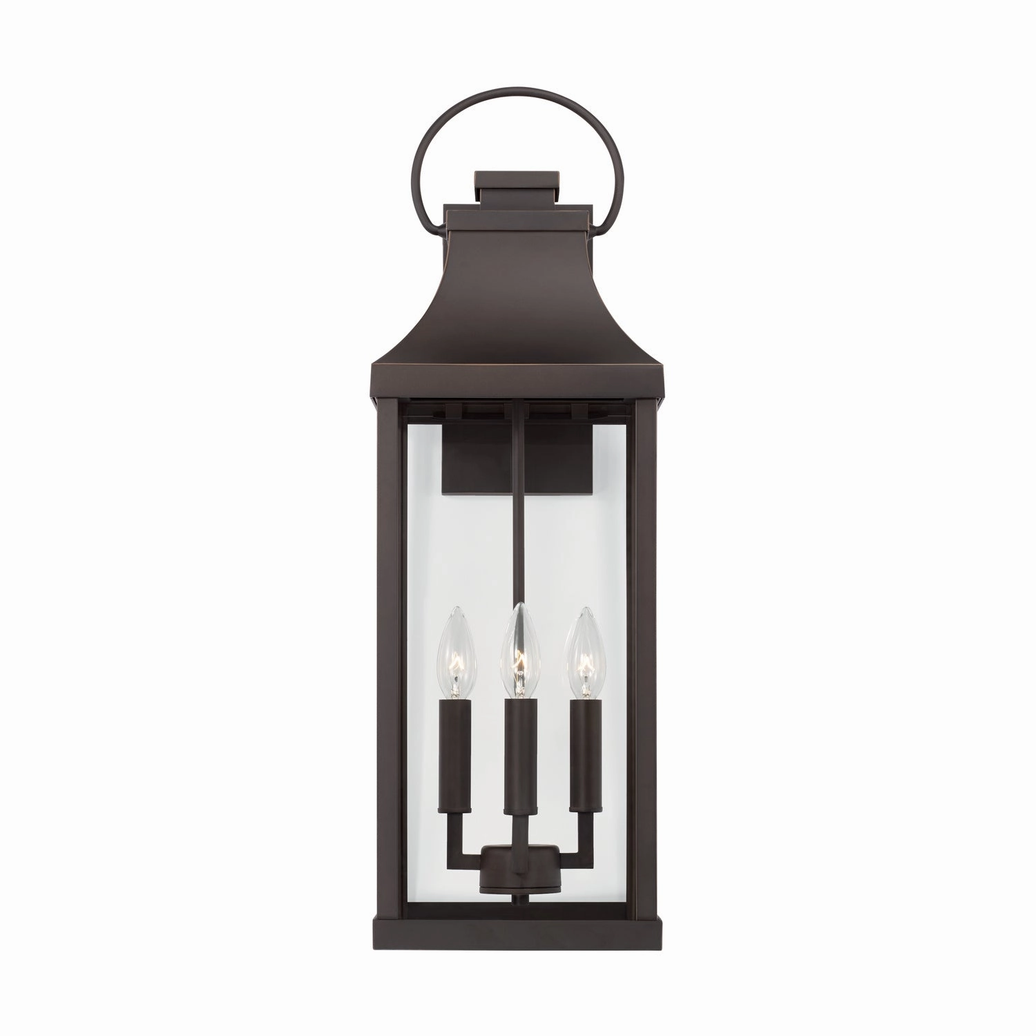 Bradford Four Light Outdoor Wall Lantern Oiled Bronze