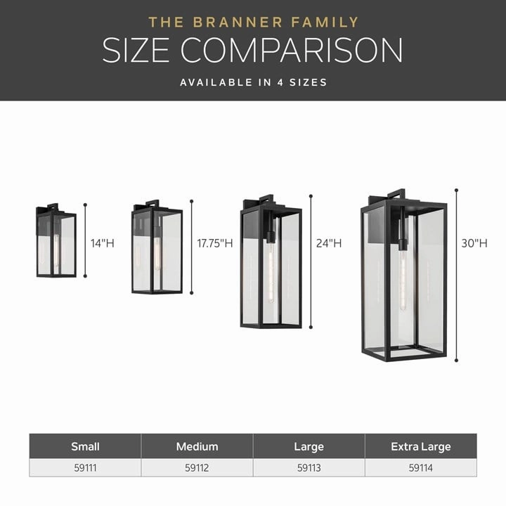 Branner 30" 1-Light Outdoor Wall Light