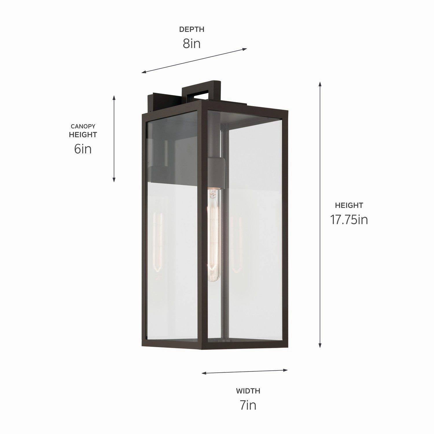 Branner One Light Outdoor Wall Mount Olde Bronze