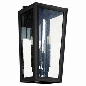 Bravo Four Light Wall Mount Textured BlackOutdoor wall sconces with motion sensor