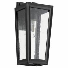 Bravo One Light Wall Mount Textured BlackOutdoor wall sconces with motion sensor