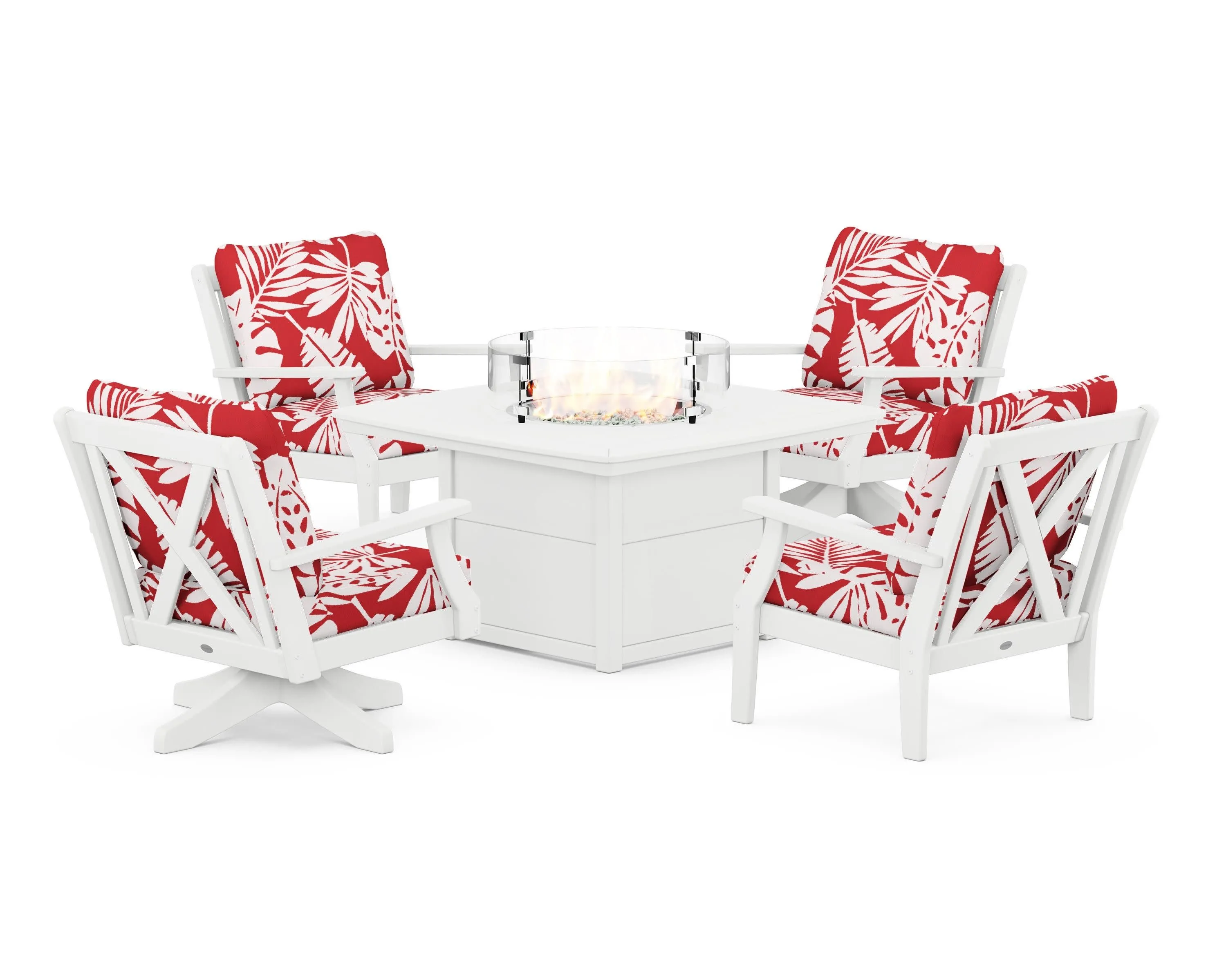 Braxton 5-Piece Deep Seating Set with Fire Table