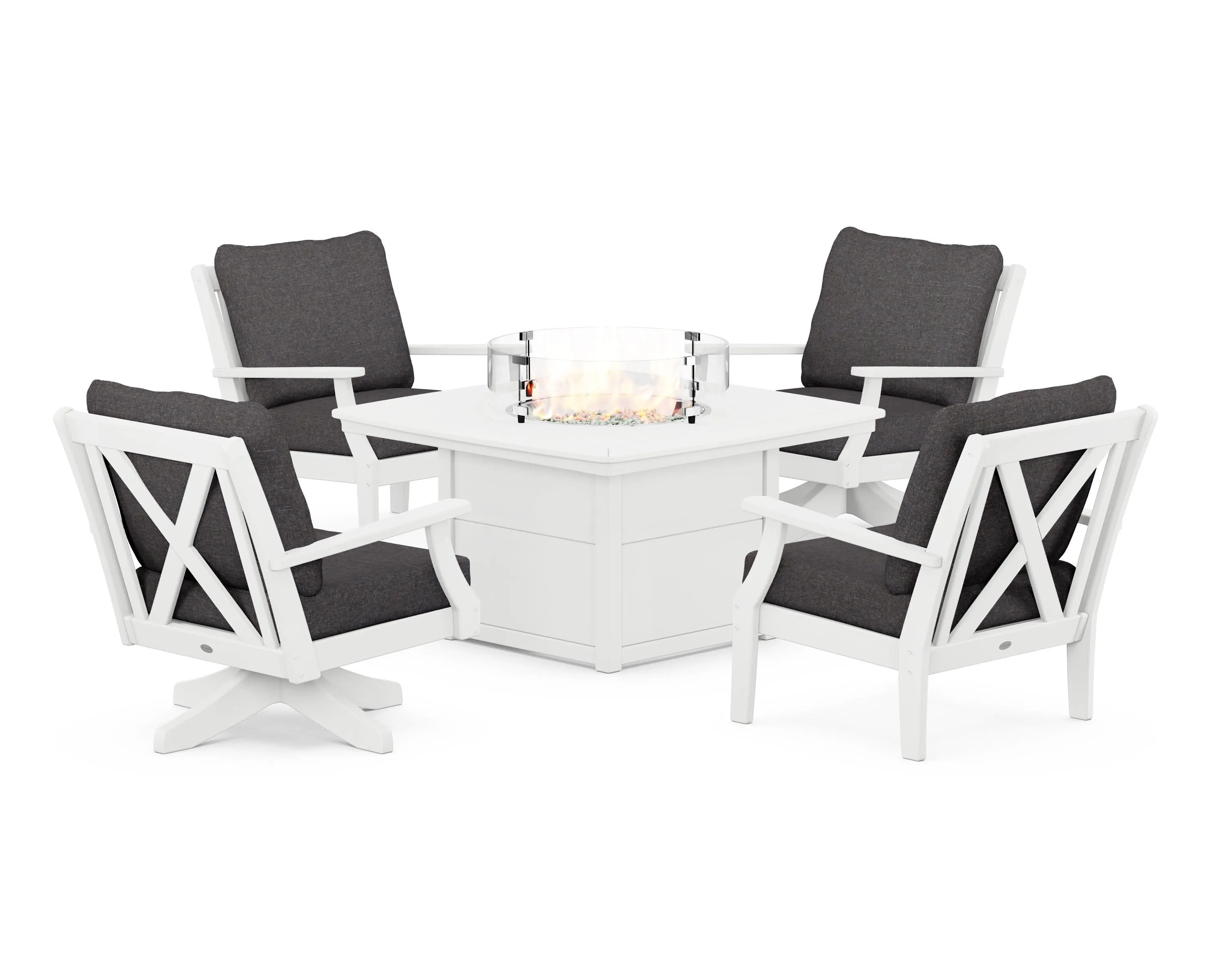 Braxton 5-Piece Deep Seating Set with Fire Table