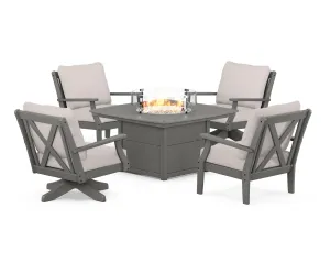 Braxton 5-Piece Deep Seating Set with Fire Tableoutdoor patio dining furniture set