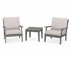 Braxton 3-Piece Deep Seating Setoutdoor patio dining furniture set