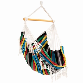 Brazilian Hammock Chair - Rio Night outdoor swing chair with steel frame
