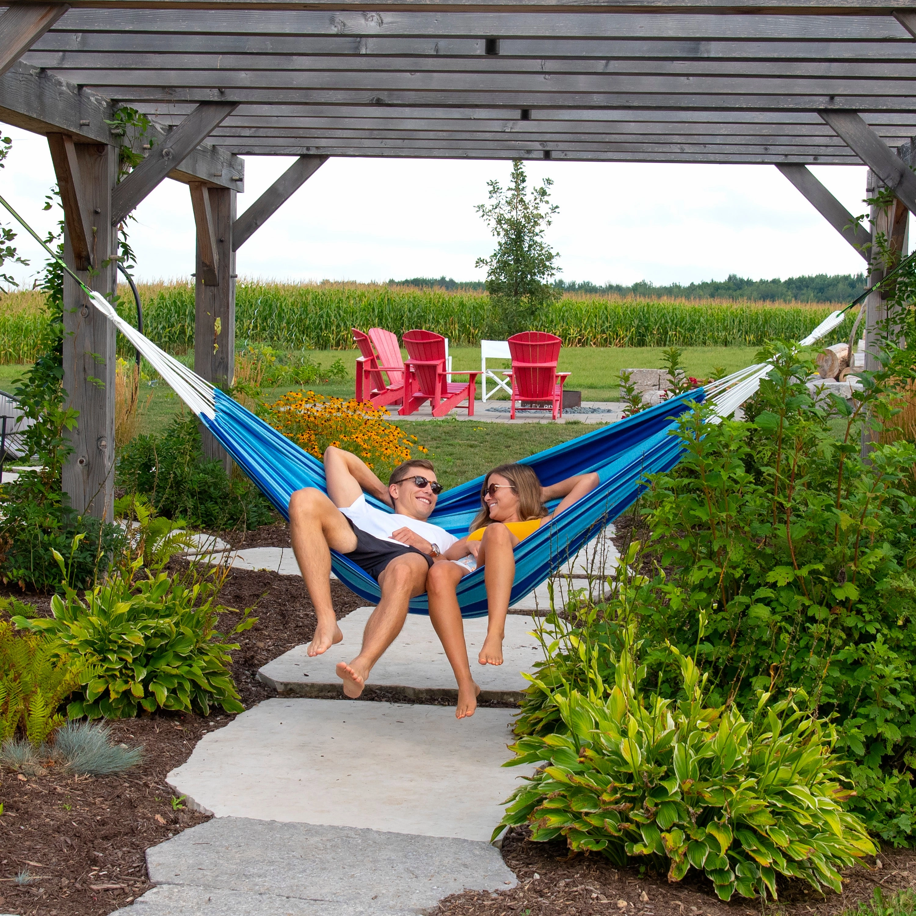 Brazilian Style Cotton Hammock - Island Breeze
