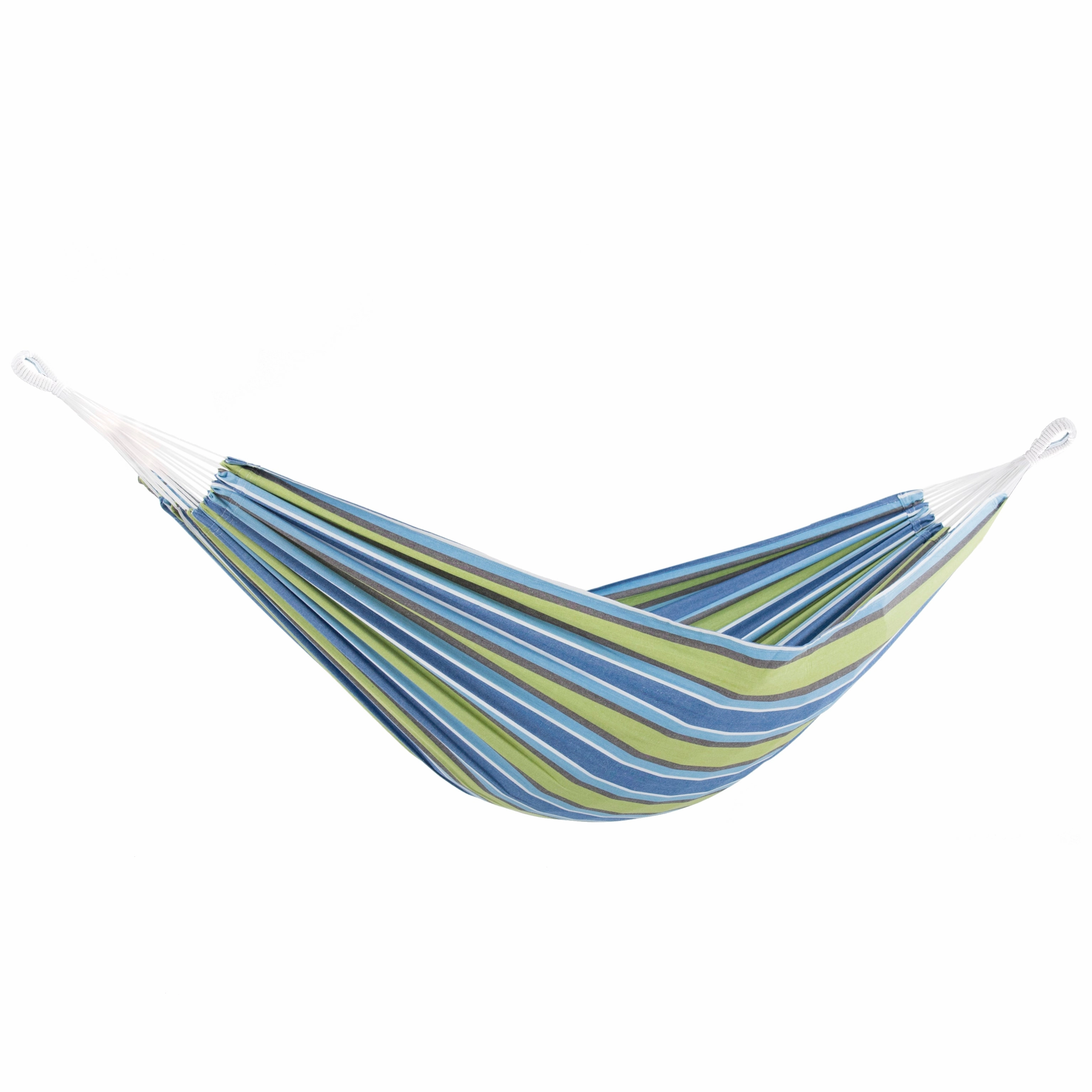 Brazilian Style Cotton Hammock - Oasis outdoor hammock with stand and canopy