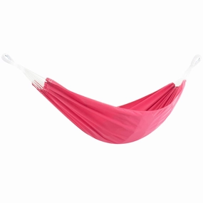 Brazilian Style Polyester Hammock - Hot Pink outdoor hammock with stand and canopy